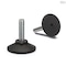 Elesa AISI 304 SS, base with screwdriver slot, LX.60-SW24-SST-M16x106-S LX-SST-S - alternate 1